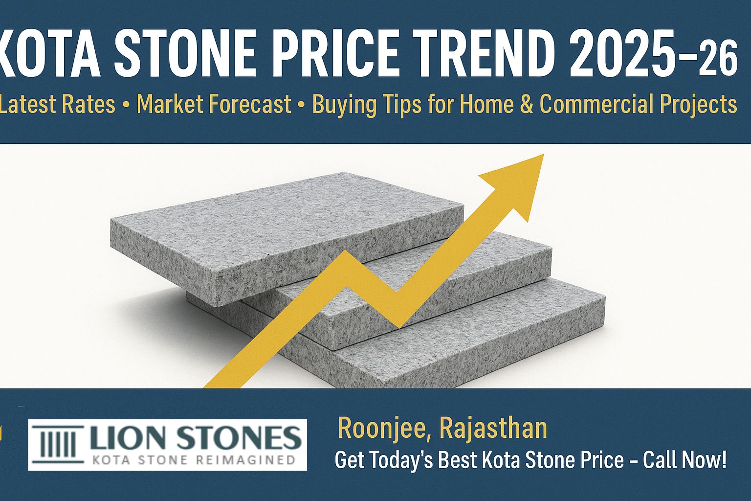 Kota Stone Price Trend 2025–26: What Buyers Should Expect?